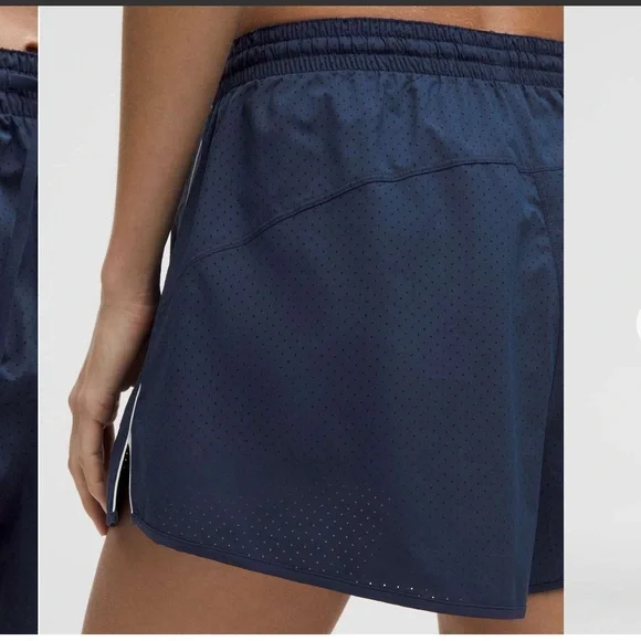 NWT Lululemon Court Rival High-Rise Short 3" *Perforated - Picture 3 of 9